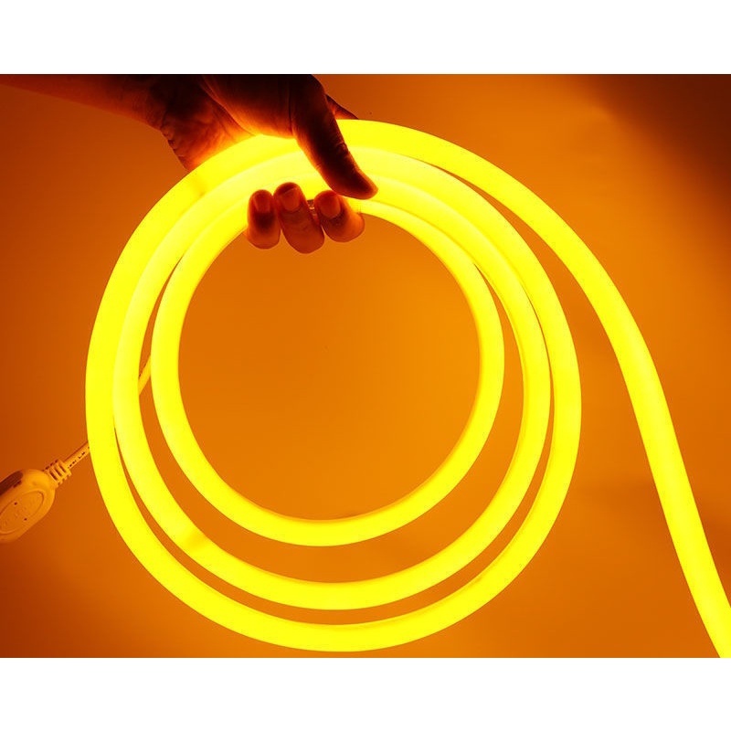 Jual Lampu Neon Flex Led 1-5M Aesthetic IP65 KUNING | Shopee Indonesia