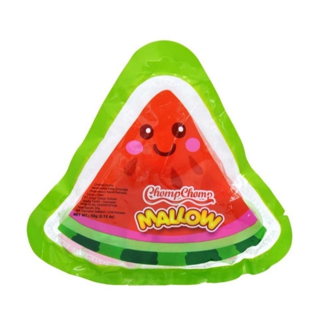 Jual Chomp-Chomp Mallow Watermelon Marshmallow 50 g | Shopee Indonesia