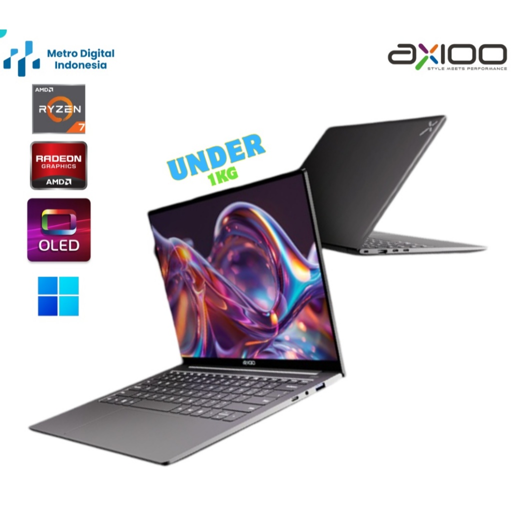 Jual AXIOO Hype-R X8 OLED Amd Ryzen 7 PRO 6850U RAM16GB SSD1TB 14 ...