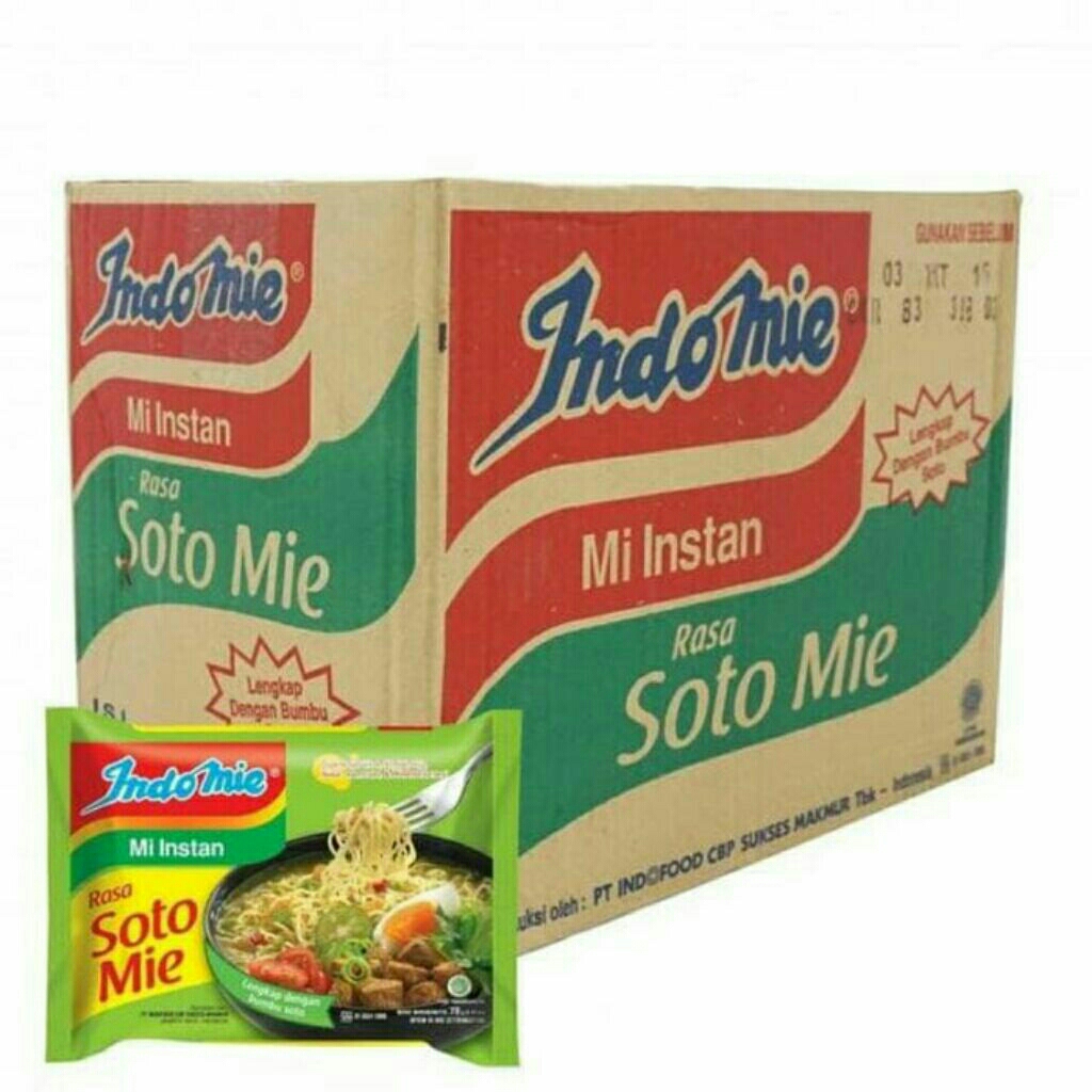 Jual Indomie Rasa Soto Ayam 1 Dus 40 Pcs | Shopee Indonesia