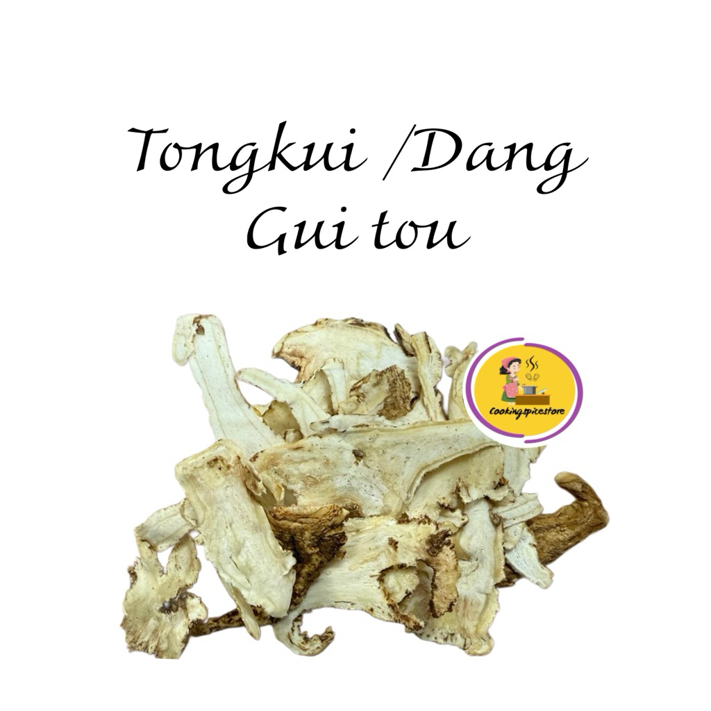 Tongkui / Dang Gui Tou Asli 100gr || Angelica Sinensis Root || Obat Herbal Cina || Ramuan Penguat Darah Alami