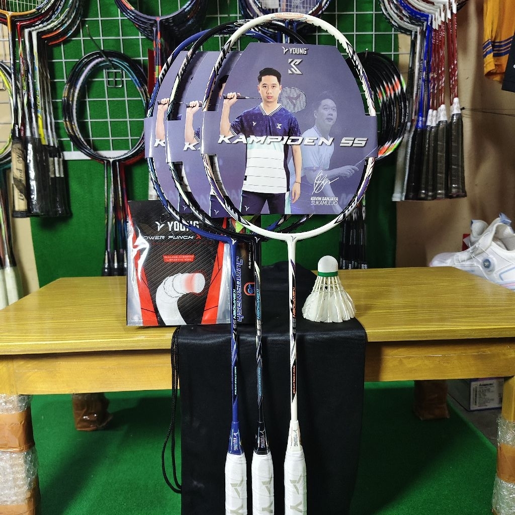 Jual Raket Badminton YOUNG KAMPIOEN SS 7,8,9 ORIGINAL KEVIN SANJAYA ...