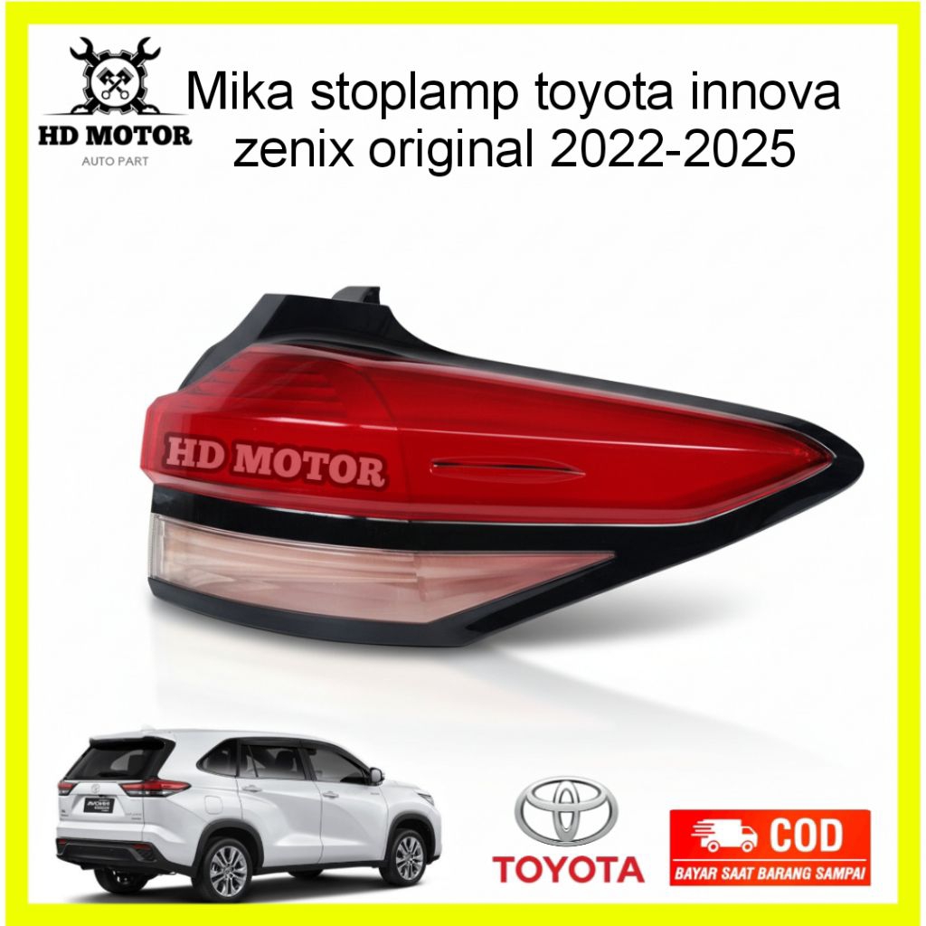 Jual mika stoplamp lampu belakang toyota innova zenix original 2022 ...