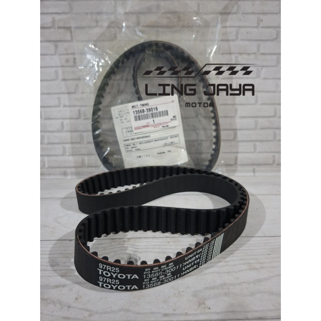 Jual TIMING BELT TOYOTA INNOVA FORTUNER HILUX DIESEL ORI TOYOTA 13568 ...