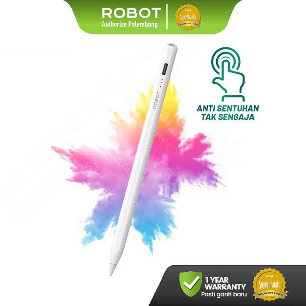 Jual ROBOT RSP200 Active Stylus Pen For iPad White | Shopee Indonesia