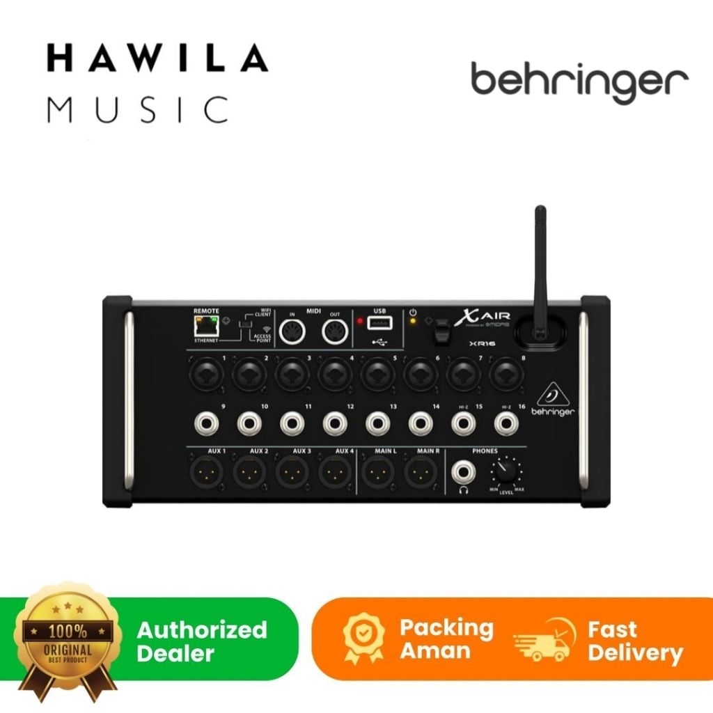 Jual Behringer XR16 XR 16 Air 16 Channel Controlled Digital Mixer ...