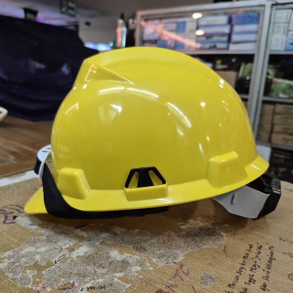 Jual Helm Safety Proyek MSK Berstandar SNI / Helm Kerja Proyek Warna ...