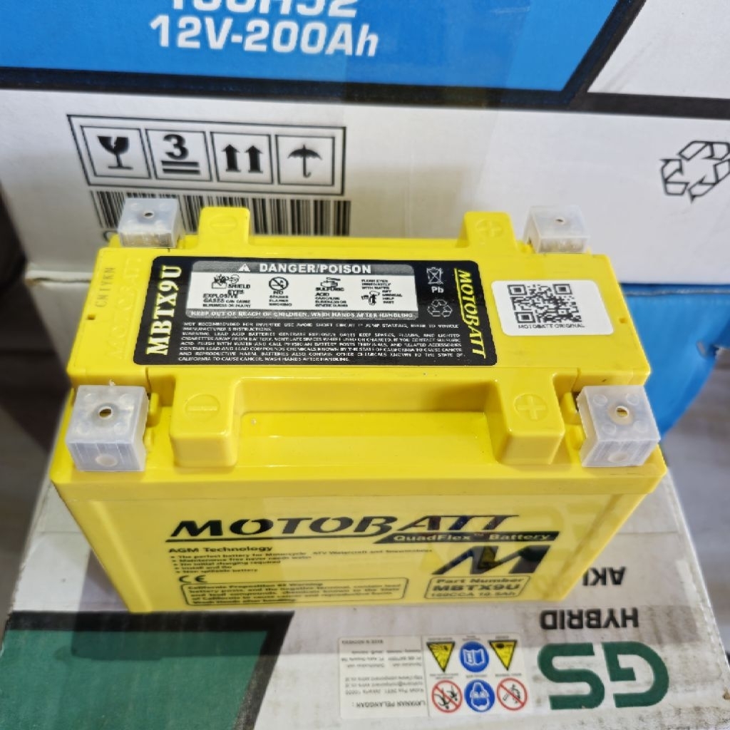 Jual ACCU AKI MOTOBATT MBTX9U KAWASAKI ZX25R, NINJA 250 Fi, ER6N