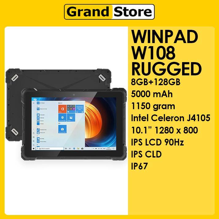 Jual WinPad W108 Rugged Tablet 4G* RAM 8 GB + ROM 128 GB Windows 11 PRO ...