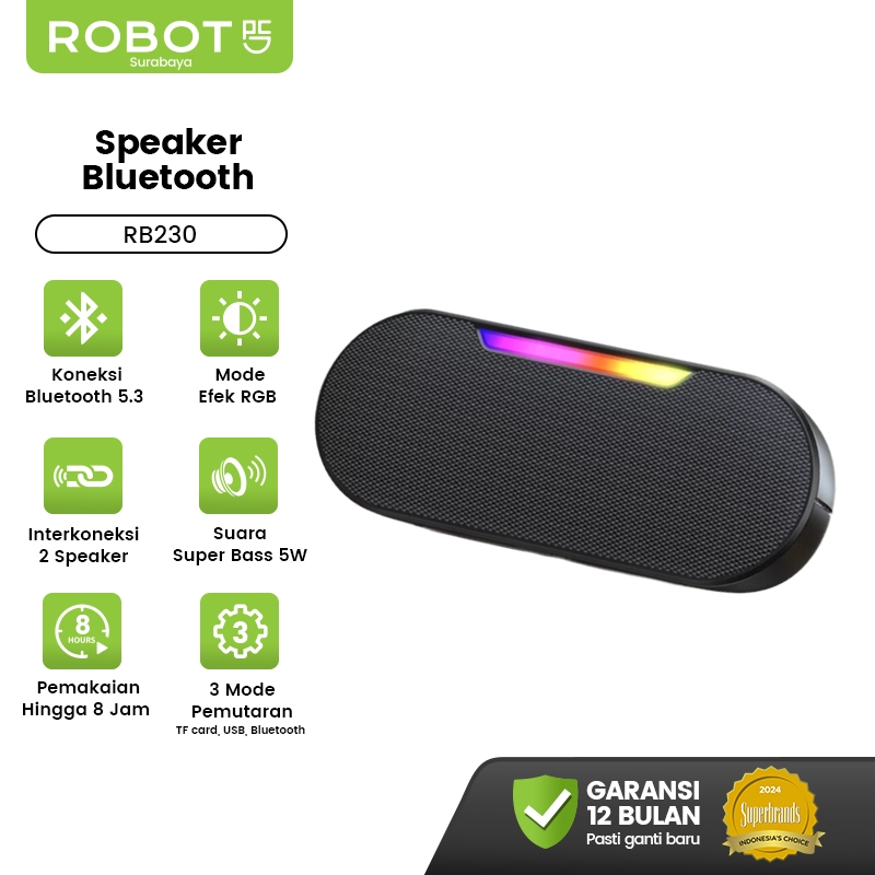 Jual ROBOT Speaker Bluetooth Speaker Kecil Chip Bluetooth 5.3 Super ...