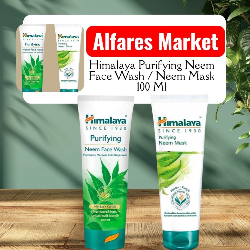 Jual Himalaya Purifying Neem Face Wash /Neem Mask 100ml | Shopee Indonesia