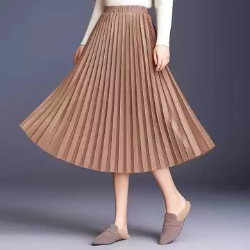 Rok Plisket Bludru Velvet 7 8 Premium All Size