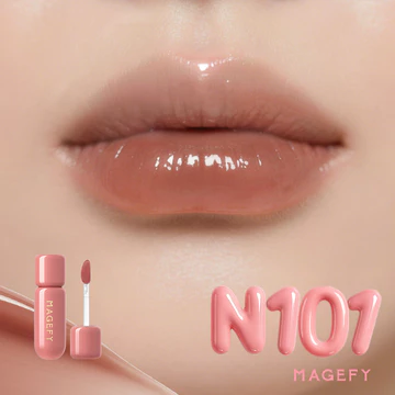 10 Lip Gloss Cermin Kilau Transparan Transferproof Tahan Lama Tint Lips Ringan Melembapkan
