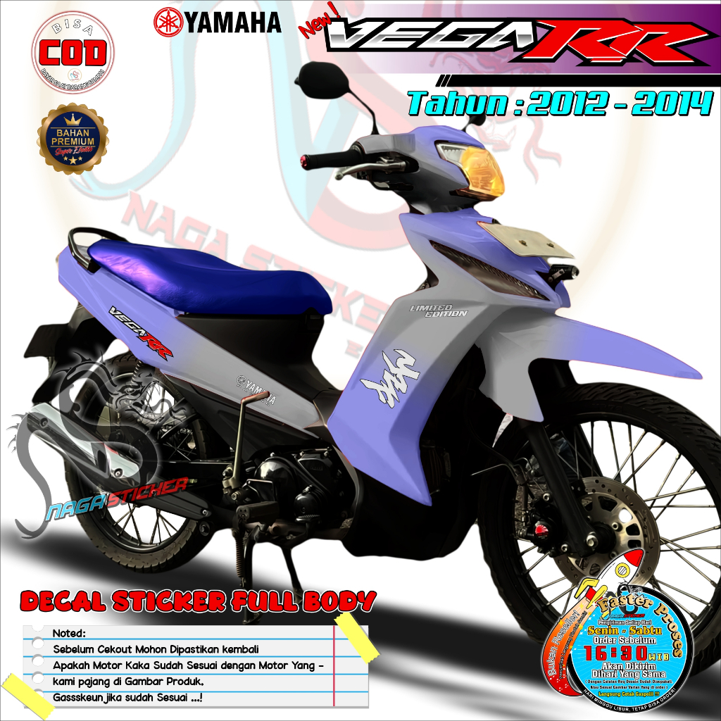 Jual Sticker Full Body Yamaha Vega RR New 2014 Variasi Kanji Part2 ...