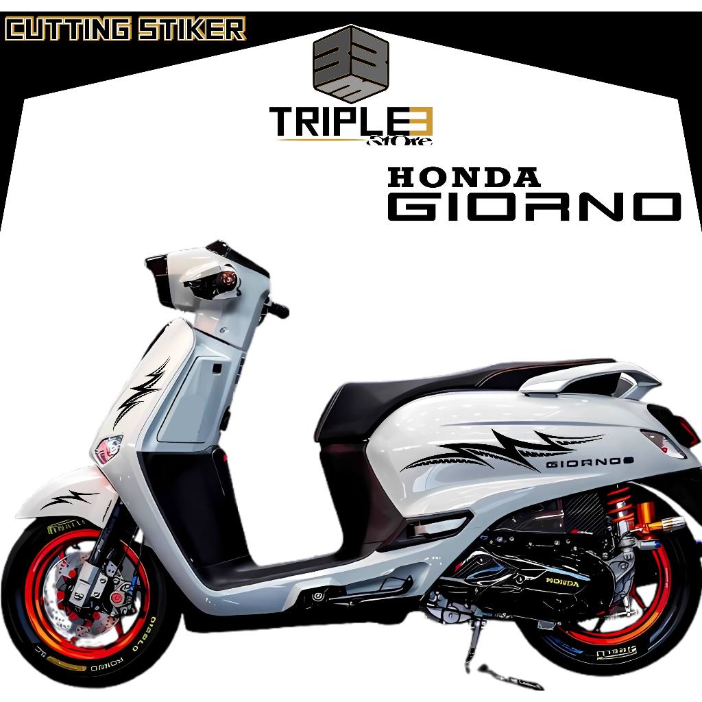 Jual Stiker Motor Honda Giorno/G.5/Sticker Cutting motif tato/Striping ...
