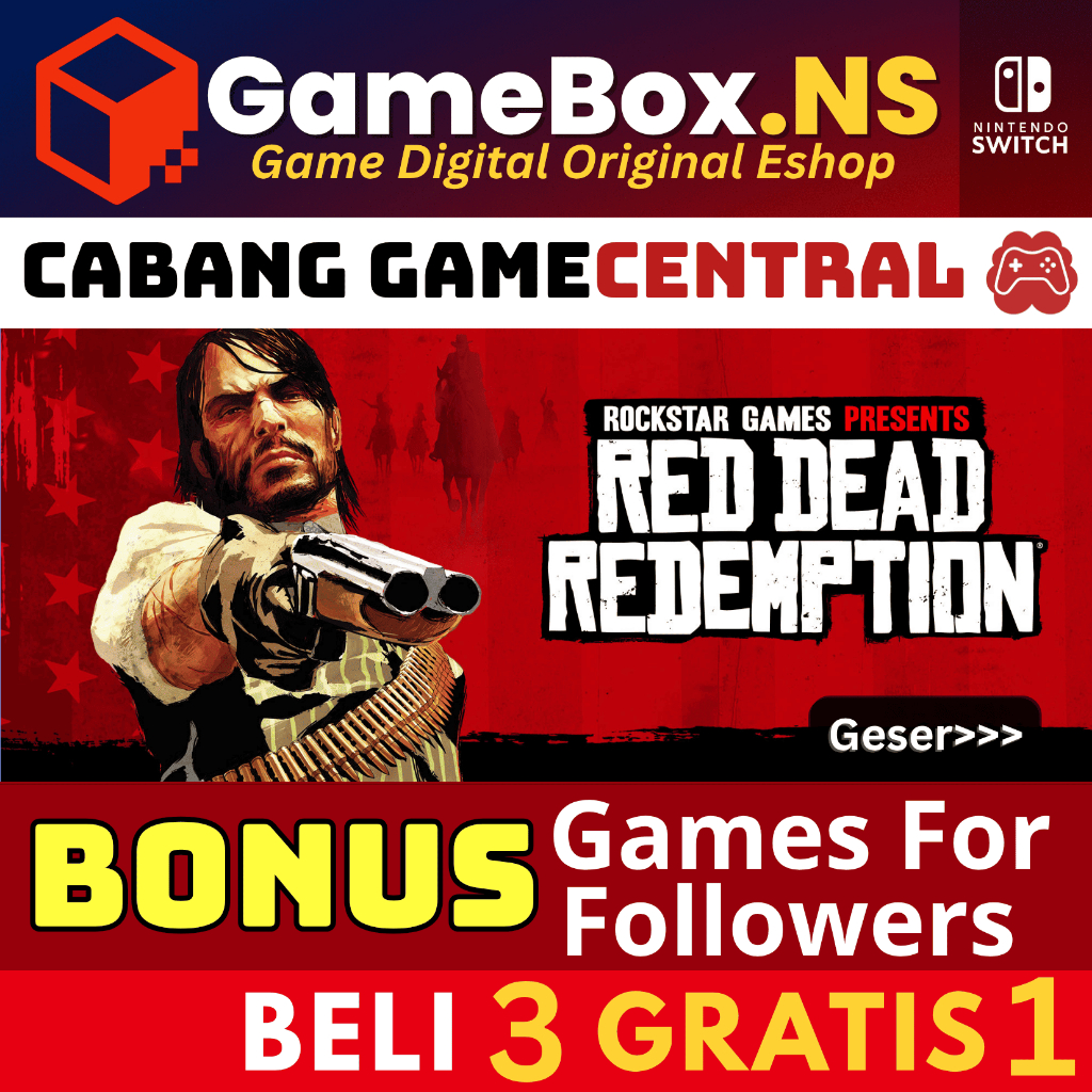 Jual Red Dead Redemption | RDR Nintendo Switch Digital Game / Nintendo ...