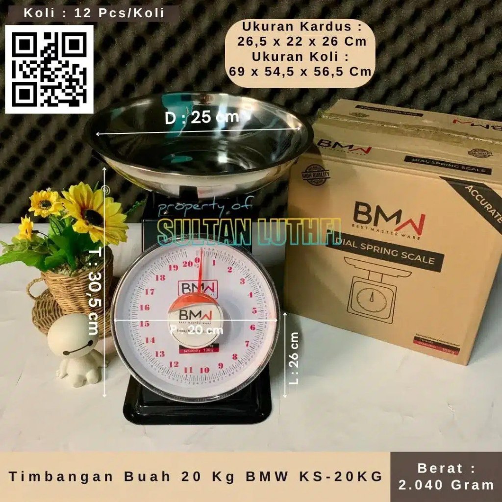 Jual Timbangan Buah 20 Kg BMW KS-20KG | Shopee Indonesia