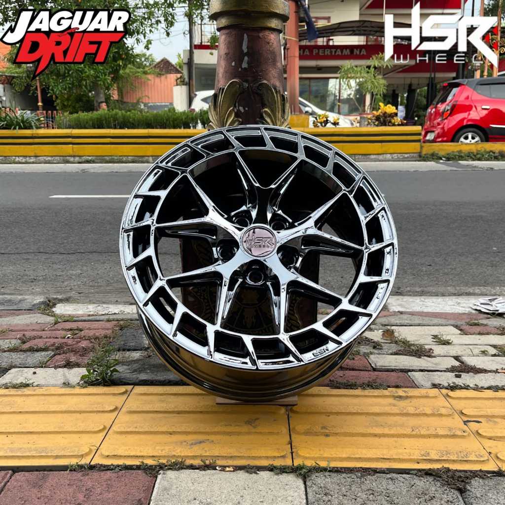 Jual Velg Racing Hsr Lps R17 Black Chrome Untuk Xtrail Mazda3 Xpander ...
