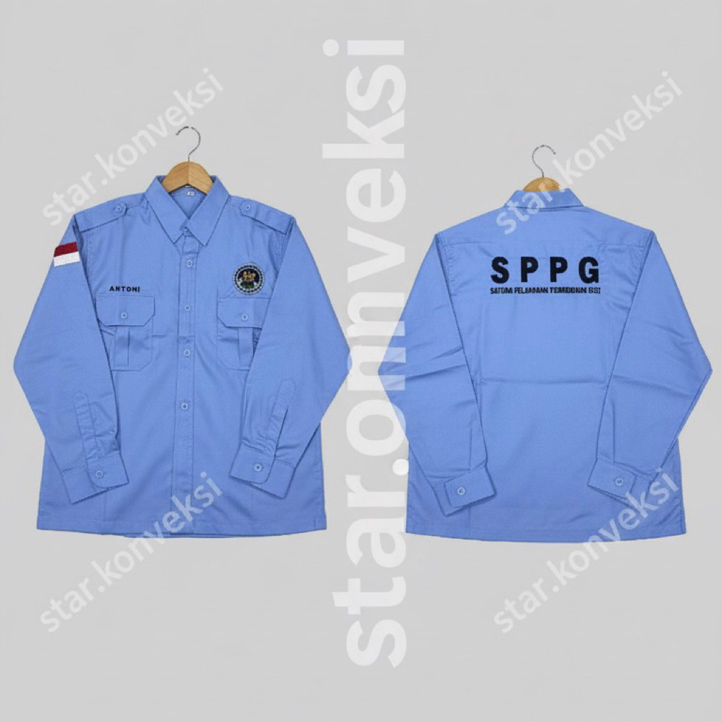 Jual Baju Seragam Kemeja Kerja BGN SPPG Satuan Pelayanan Pemenuhan Gizi ...