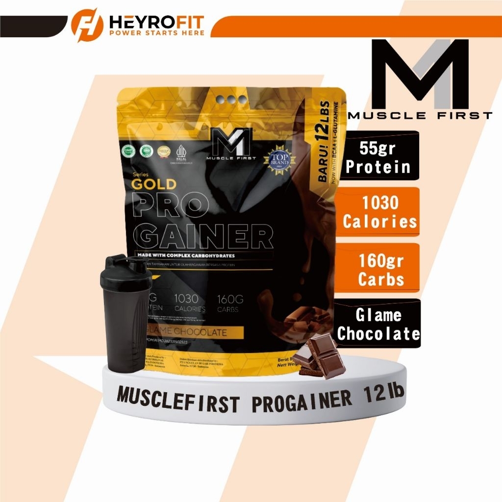 Jual MUSCLEFIRST PRO GAINER 12LB | M1 Whey Gainer 5400gr | Shopee Indonesia
