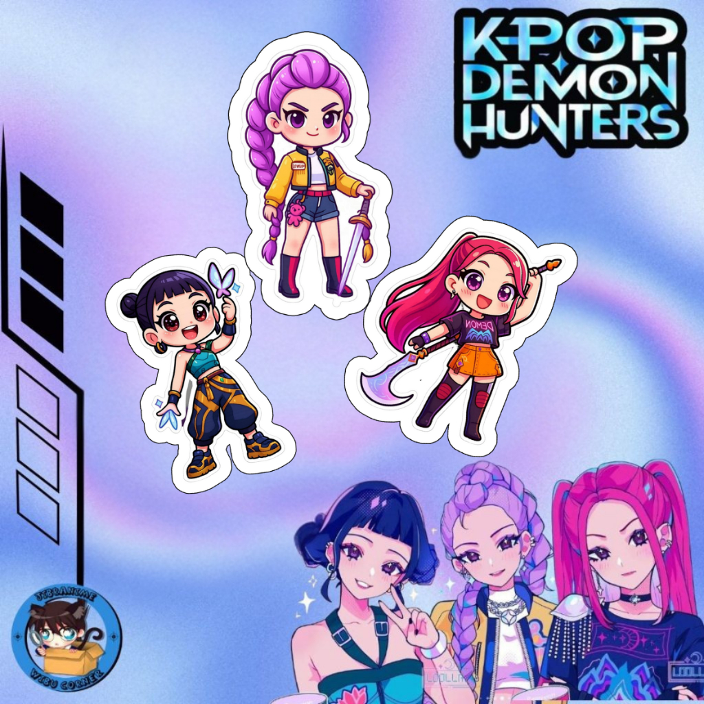 Jual PLUSHIE MINI HUNTRIX / BONEKA MINI KPOP DEMON HUNTERS [ ZOE, RUMI ...
