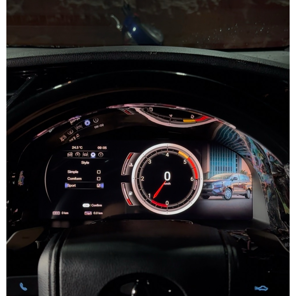Jual speedometer digital fortuner & hilux , innova reborn . speedo ...