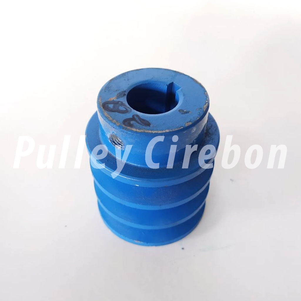 Jual Pulley Besi Cor Padat 4 inch Jalur 3 Tipe A - Puli 4