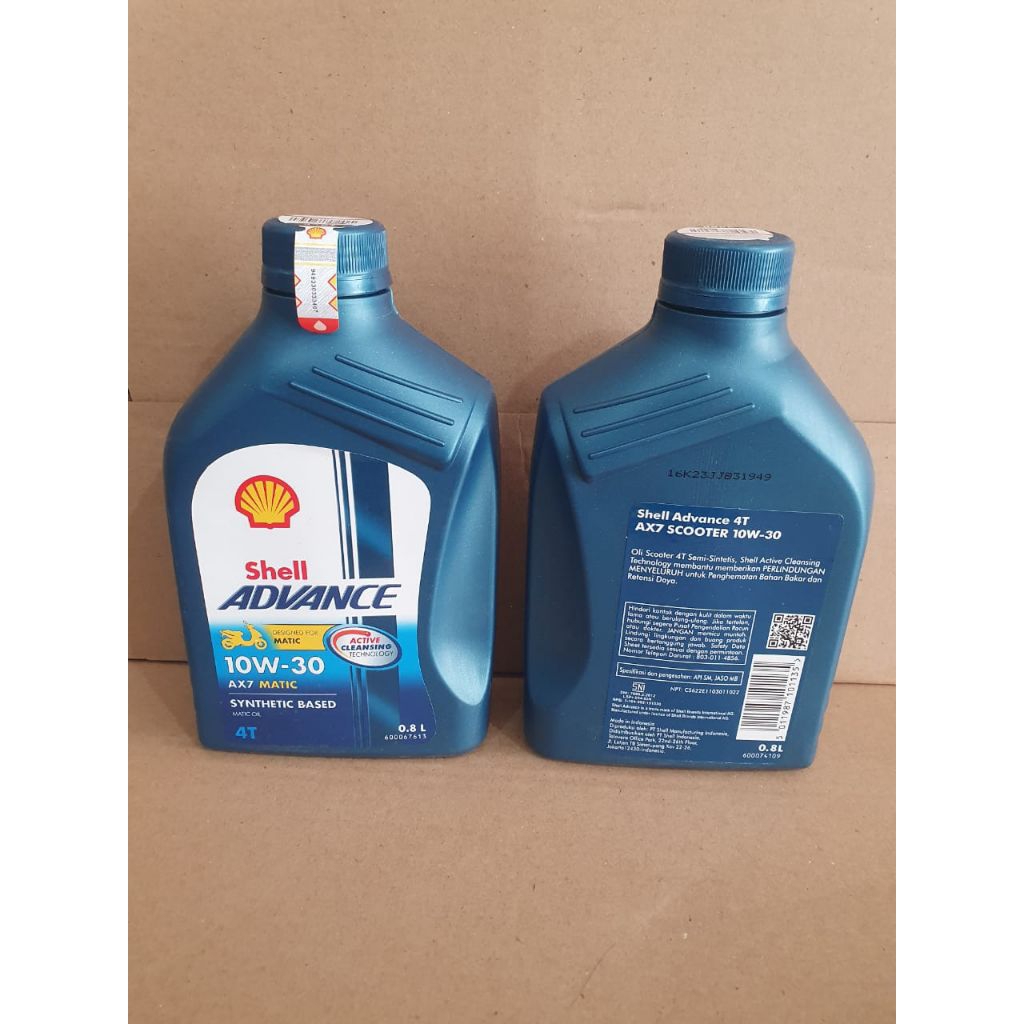 Jual SHELL Advance AX7 Matic 800ml 4 Tak 10w-30 | Shopee Indonesia