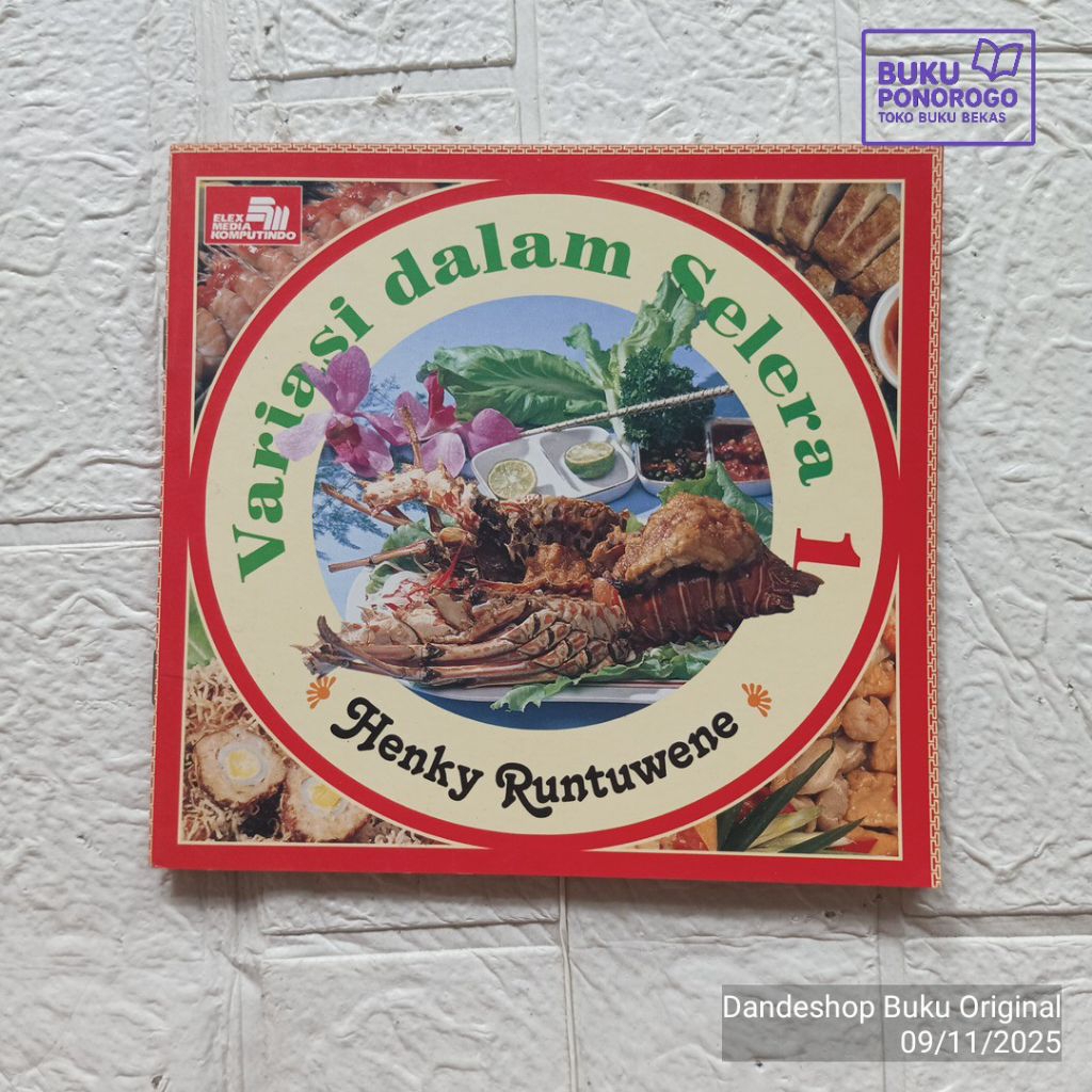Jual (BEKAS) Variasi Dalam Selera #1 oleh Henky Runtuwene - BUKU RESEP ...