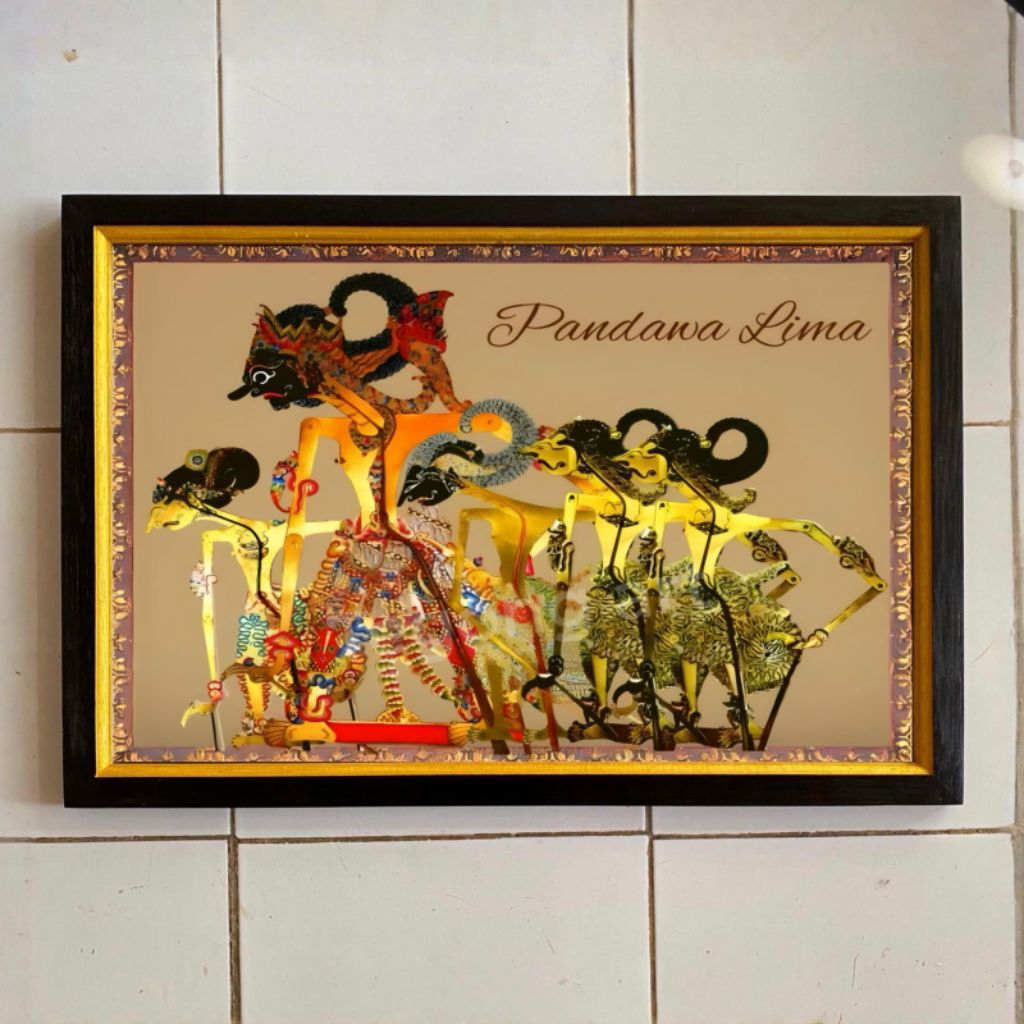 Jual hiasan dinding lukisan cetak plus bingkai ukuran 45cm x 65cm ...