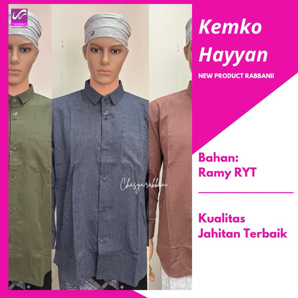 Jual Baju Koko Rabbani - Kemeja Koko Hayyan | Kemko Rabbani Ori ...