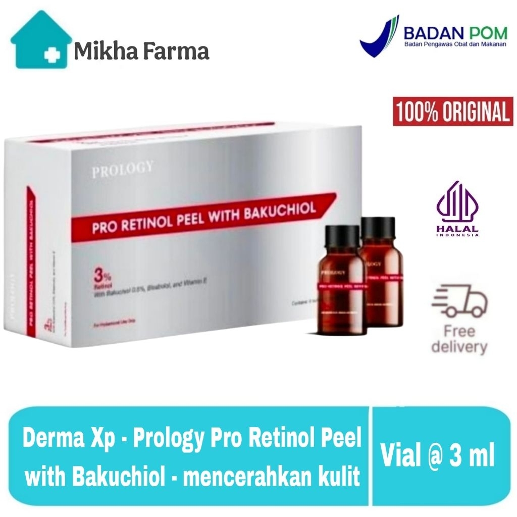 Jual Derma XP - Prology Pro Retinol Peel with Bakuchiol - Peeling ...