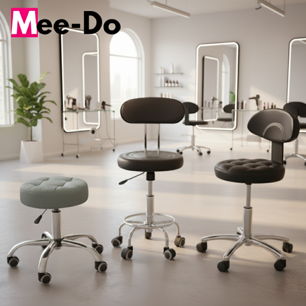 Jual Kursi Salon Mee Do Hidrolik Bulat Roda Barstool Hydraulic Bangku ...