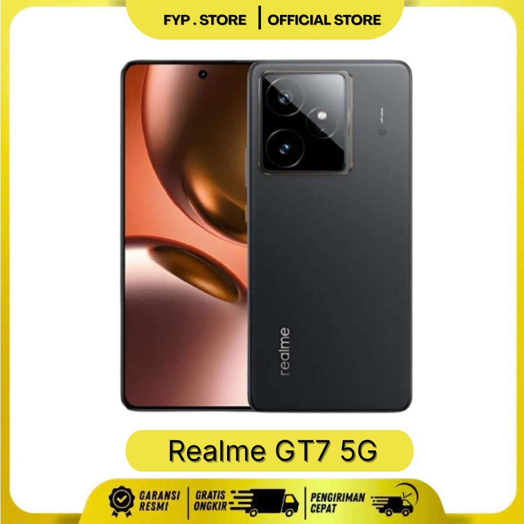 Smartphone Realme GT 7 5G – Dimensity 9400e, Batteria 7000mAh, Display 6000 Nit, Fotocamera 50MP OIS, IP69, 12+512GB (IceSense Blu)