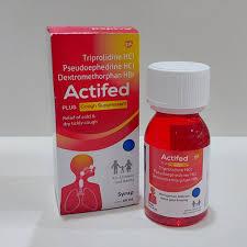 Jual ACTIFED MERAH PLUS COUGH SUPPRESSANT Sirup 60 ml-Syrup Batuk ...