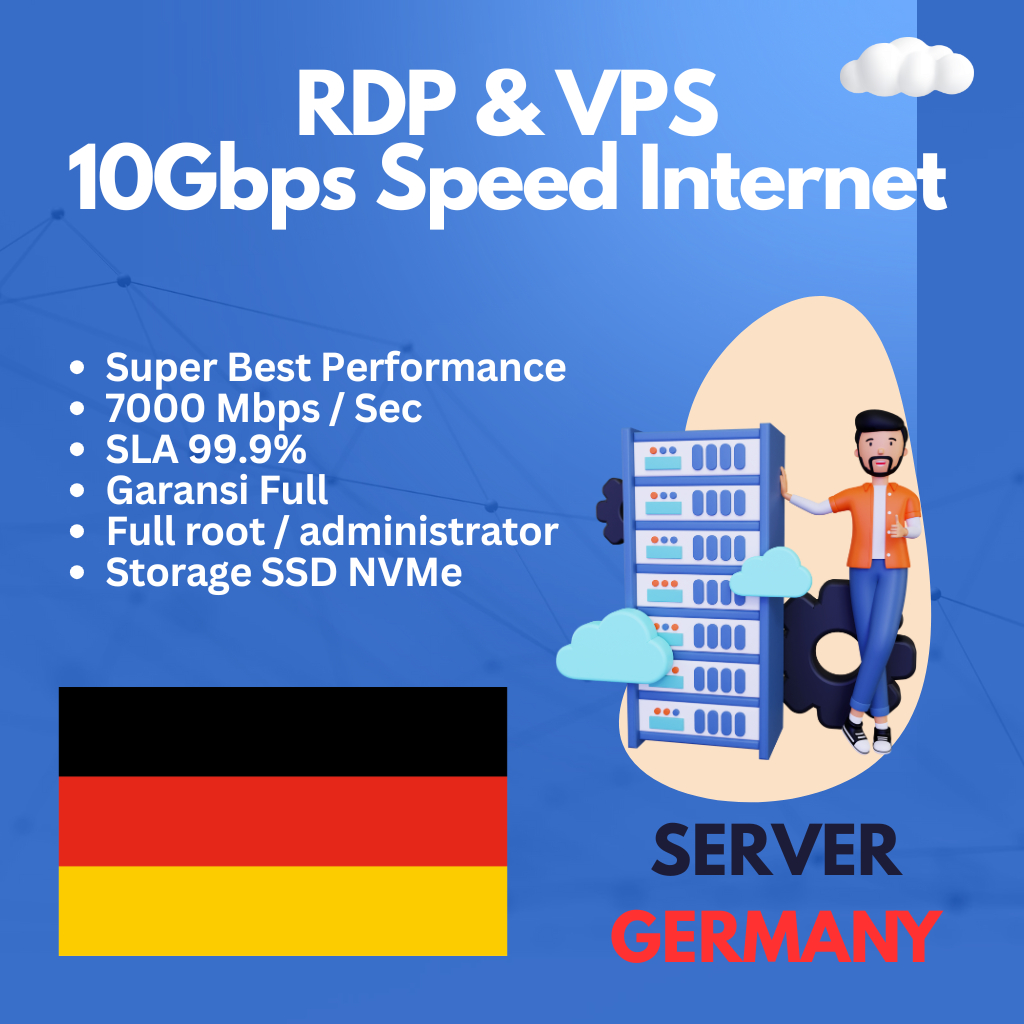 Jual RDP / VPS 10Gbps Speed Internet | Shopee Indonesia