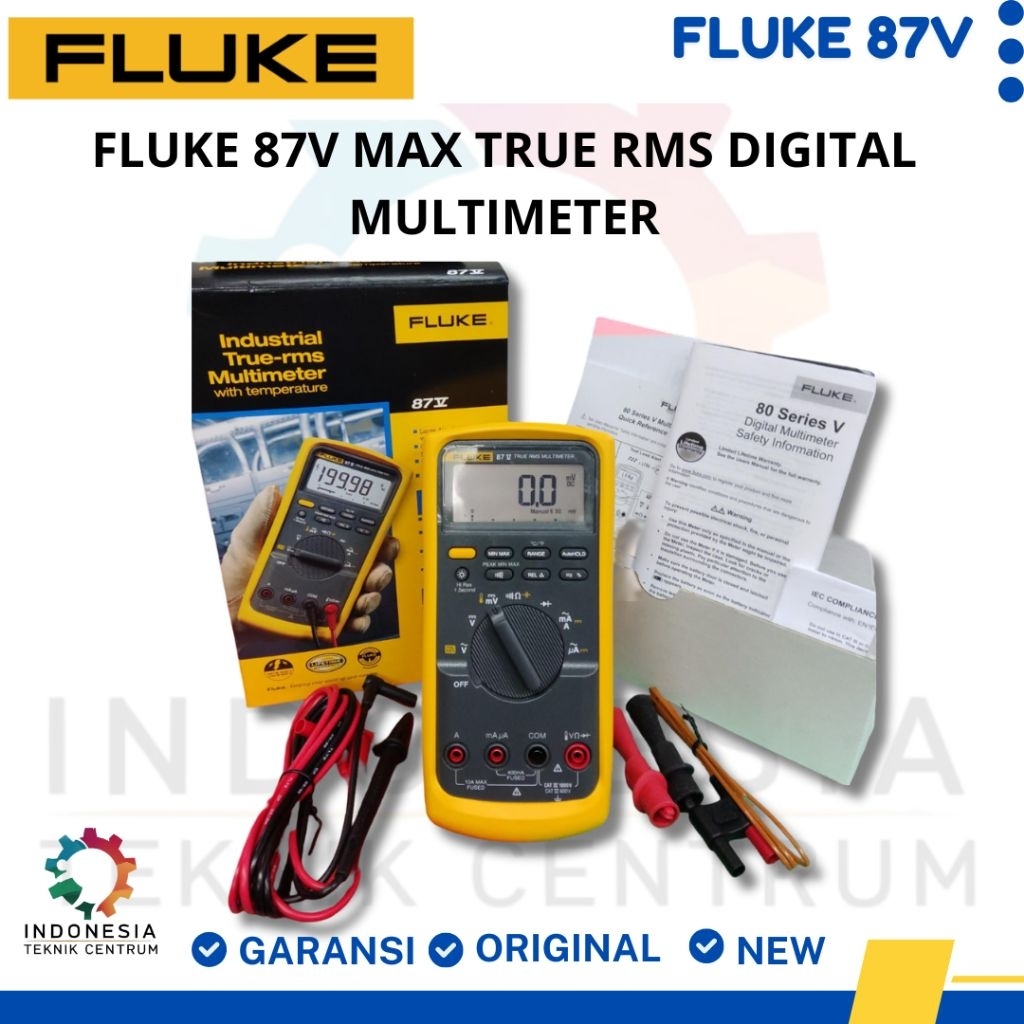Jual Fluke 87V MAX True RMS Digital Multimeter | Shopee Indonesia