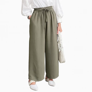 Celana Kulot Crinkle Premium – Model Highwaist Kekinian