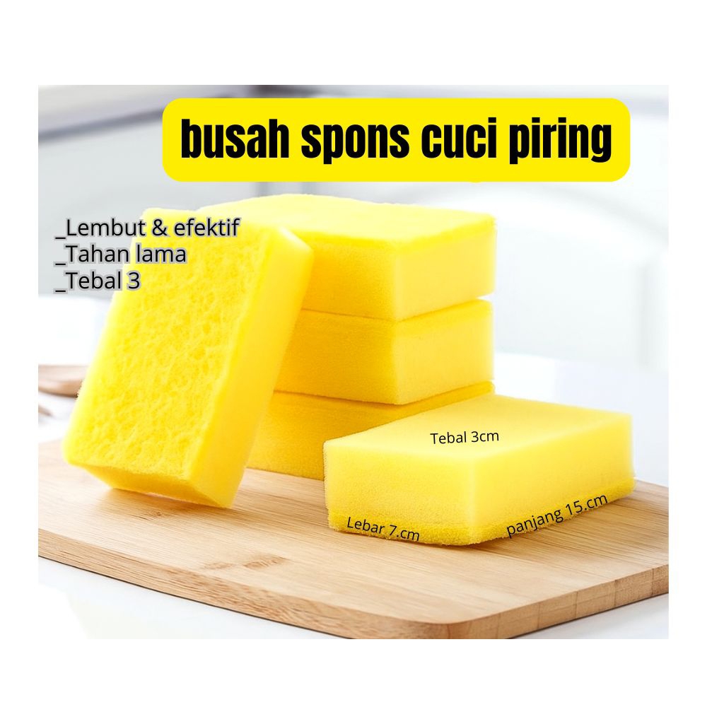 Jual Busa Spons Cuci Piring Lembut dan Efektif Busa Foam Spons ...