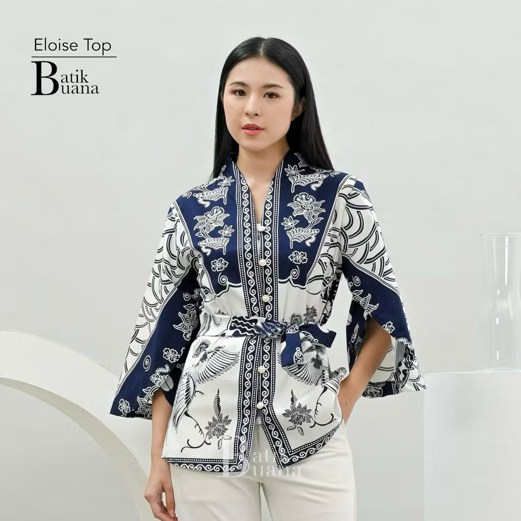 Eloise Batik Top - Atasan Batik Wanita Batikbuana