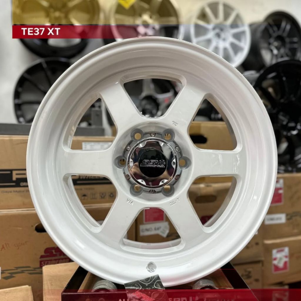 Jual velg mobil r18 te37 xt SSW original Thailand lebar 9 et 15 velg ...
