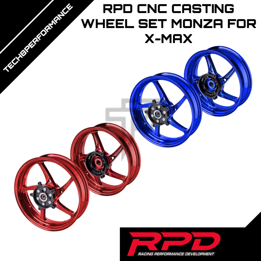 Jual Velg RPD CNC Casting Wheel Set Monza XMAX | Shopee Indonesia