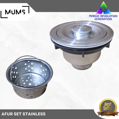 Jual Avur Afur Affour Set Stainless Saringan Keranjang Bak Cuci Piring ...