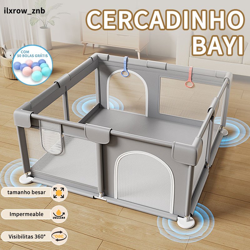 Jual Pagar bayi bermain Baby Playpen Playmat Tempat Bermain Kolam Mandi