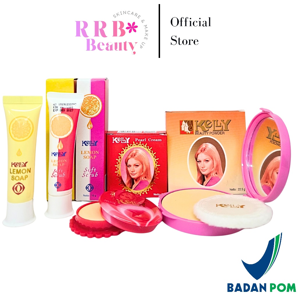 Jual Paket Kelly 4in1 - Pearl Cream Kelly 5gr + Kelly Lemon Soap 15gr ...