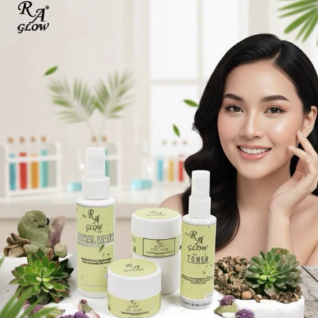 RA Glow Paket Whitening Ampuh BPOM 4in1