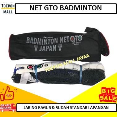 Jual Jaring GTO Net Badminton Local Brand Portable Net Jala Bulutangkis ...