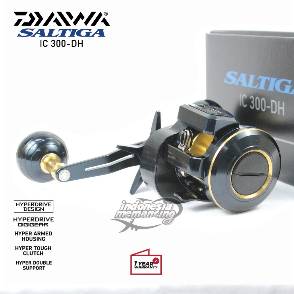 Daiwa 25 Saltiga 300 Overhead Reel