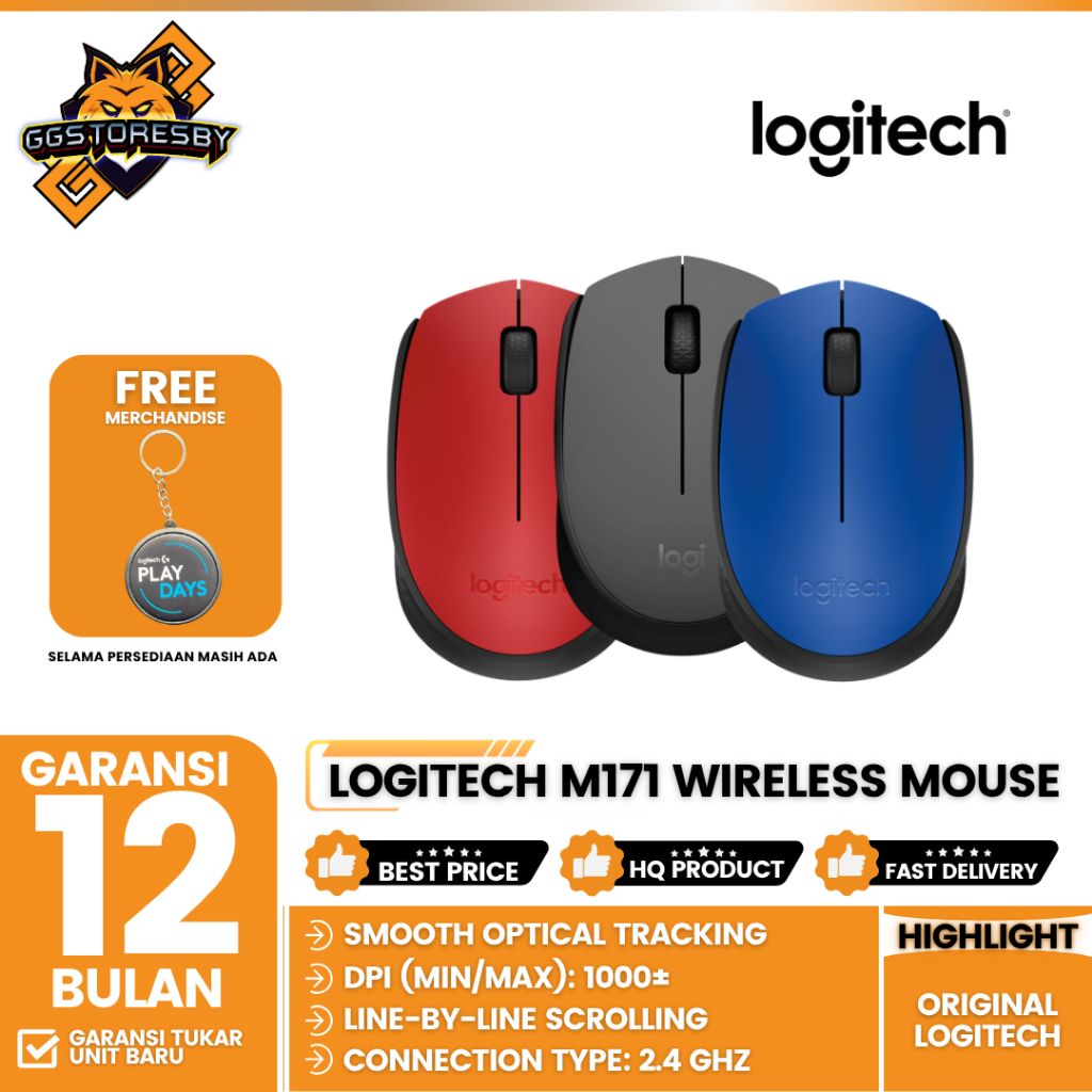 Jual Logitech M171 Wireless Mouse | Shopee Indonesia