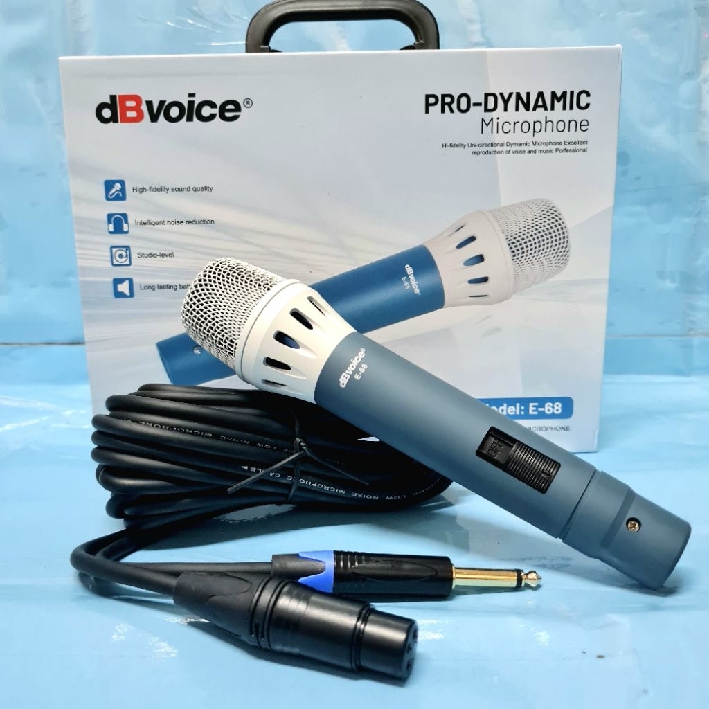 Jual Mic Kabel db voice E 68 Original Microphone DB VOICE E68 | Shopee ...